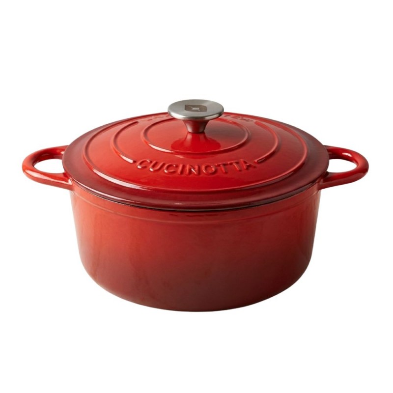 Geëmailleerde gietijzeren pot La Nordica, Rond, Ф28 - Productenvergelijking