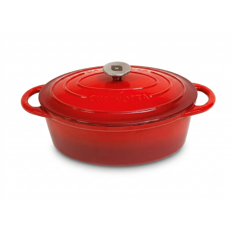 Geëmailleerde gietijzeren pot La Nordica, Ovaal, Ф29 - Productenvergelijking