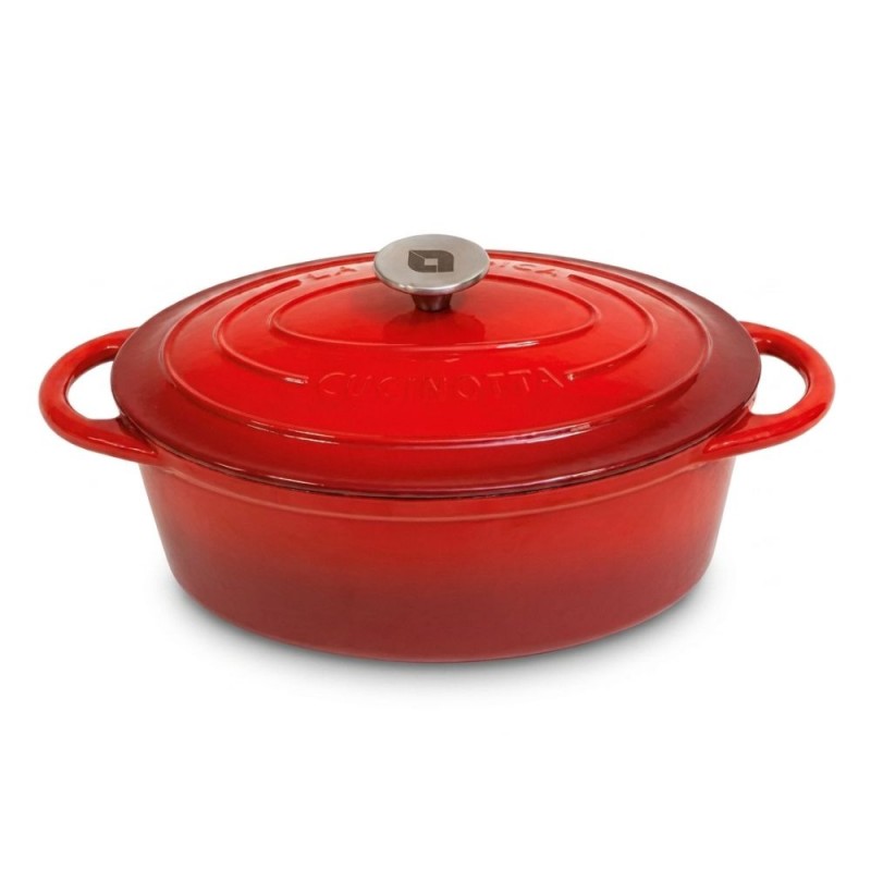 Geëmailleerde gietijzeren pot La Nordica, Ovaal, Ф33 - Productenvergelijking