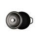 Diepe gietijzeren pot Hosse, Black Onyx, Ф24 | Gietijzeren pot |  |