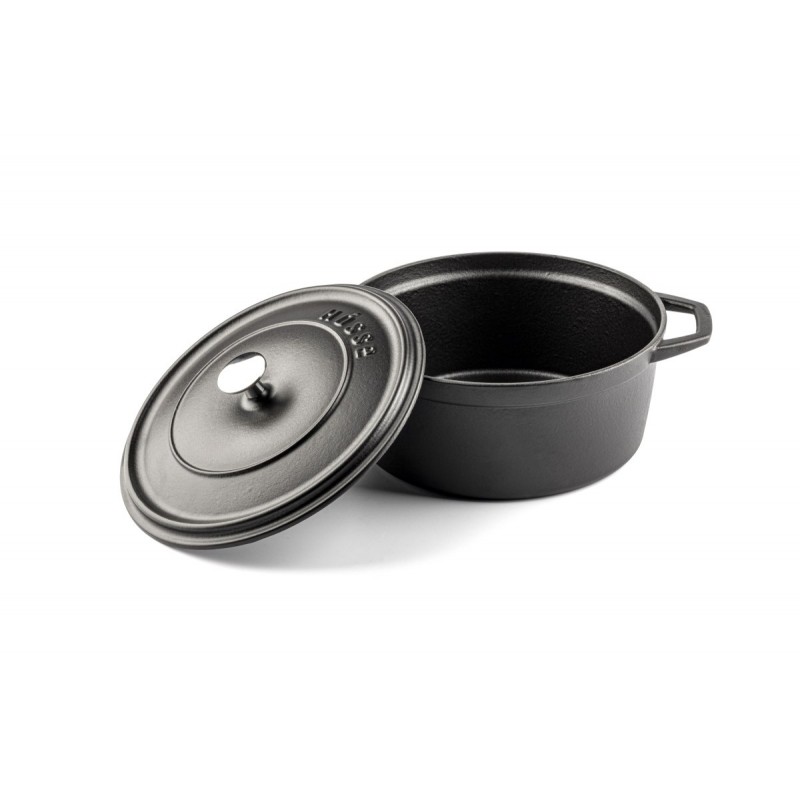 Diepe gietijzeren pot Hosse, Black Onyx, Ф24 | Gietijzeren pot |  |