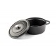 Diepe gietijzeren pot Hosse, Black Onyx, Ф24 | Gietijzeren pot |  |