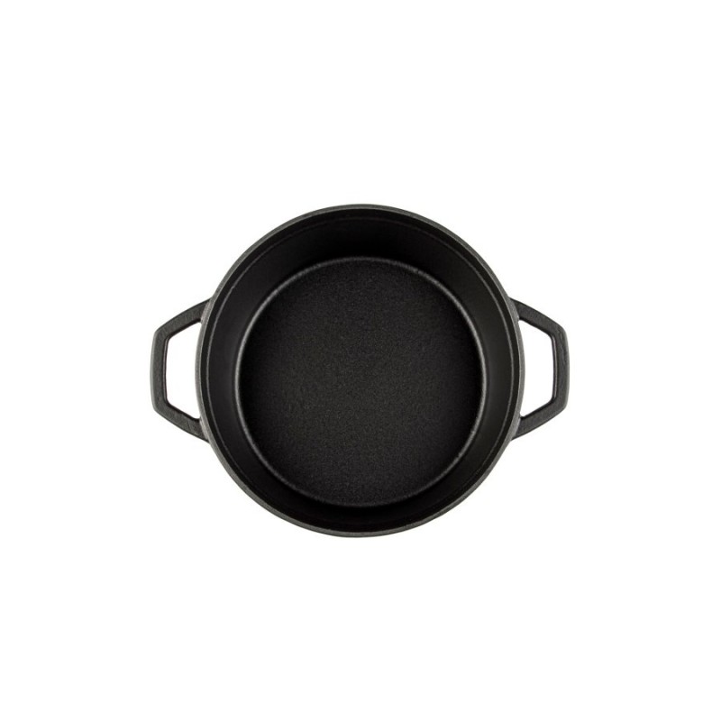 Diepe gietijzeren pot Hosse, Black Onyx, Ф24 | Gietijzeren pot |  |