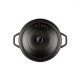 Diepe gietijzeren pot Hosse, Black Onyx, Ф28 | Gietijzeren pot |  |