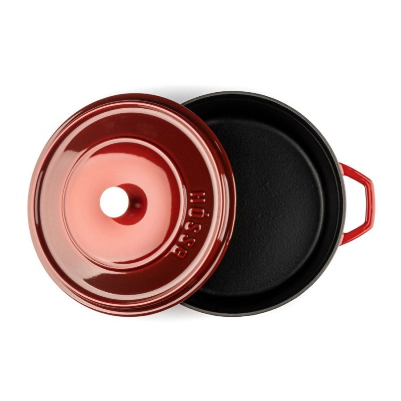 Diepe gietijzeren pot Hosse, Rubin, Ф28 | Gietijzeren pot |  |