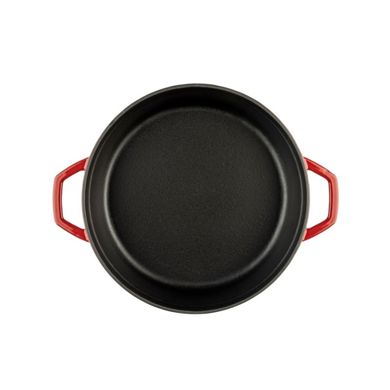 Diepe gietijzeren pot Hosse, Rubin, Ф28 | Gietijzeren pot |  |