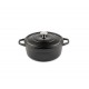 Diepe gietijzeren pot Hosse, Black Onyx, Ф12 | Gietijzeren pot |  |