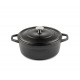 Diepe gietijzeren pot Hosse, Black Onyx, Ф20 | Gietijzeren pot |  |