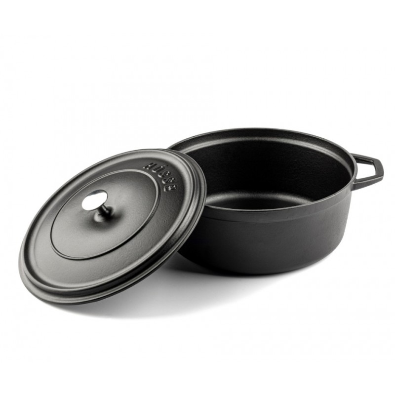 Diepe gietijzeren pot Hosse, Black Onyx, Ф28 | Gietijzeren pot |  |