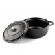 Diepe gietijzeren pot Hosse, Black Onyx, Ф28 | Gietijzeren pot |  |