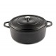 Diepe gietijzeren pot Hosse, Black Onyx, Ф28 | Gietijzeren pot |  |