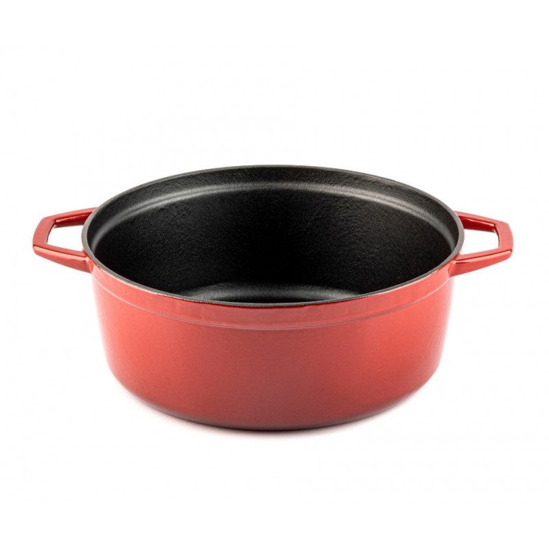 Diepe gietijzeren pot Solagio, Rubin, Ф28 - 