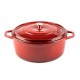 Diepe gietijzeren pot Hosse, Rubin, Ф28 | Gietijzeren pot |  |