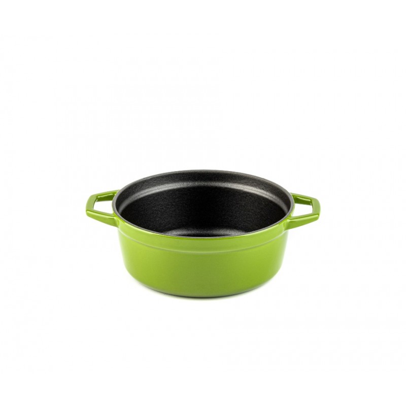 Diepe gietijzeren pot Solagio, Bamboo, Ф12 - 