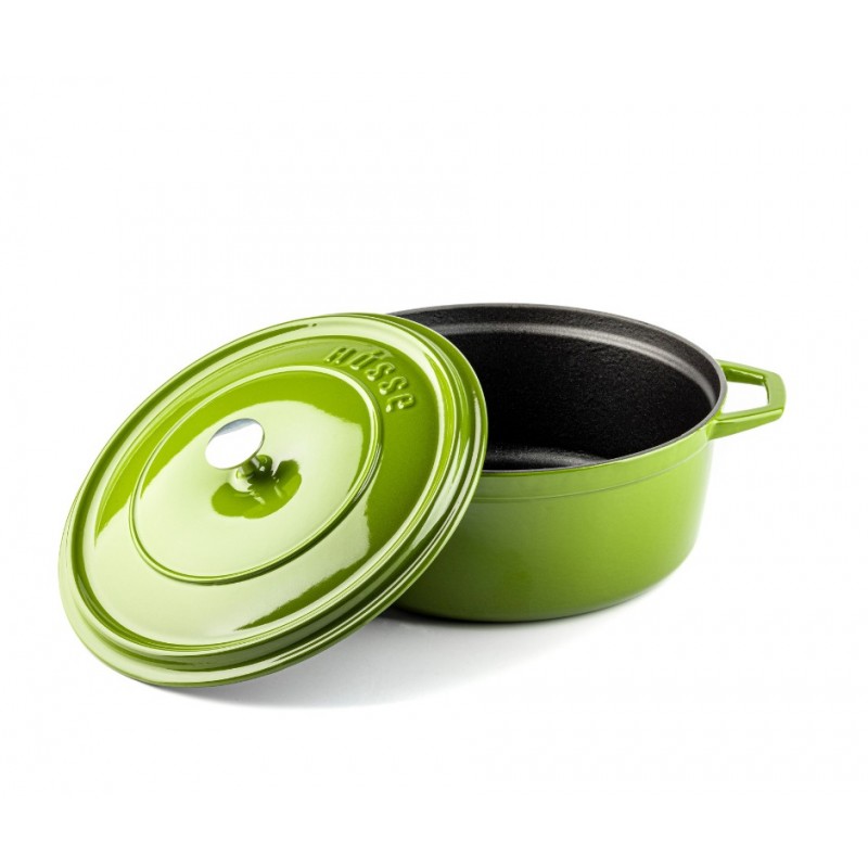 Diepe gietijzeren pot Hosse, Bamboo, Ф24 | Gietijzeren pot |  |