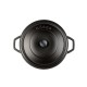 Ondiepe gietijzeren pot Hosse, Black Onyx, Ф26 | Gietijzeren pot |  |