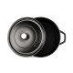 Ondiepe gietijzeren pot Hosse, Black Onyx, Ф26 | Gietijzeren pot |  |