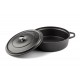 Ondiepe gietijzeren pot Hosse, Black Onyx, Ф26 | Gietijzeren pot |  |