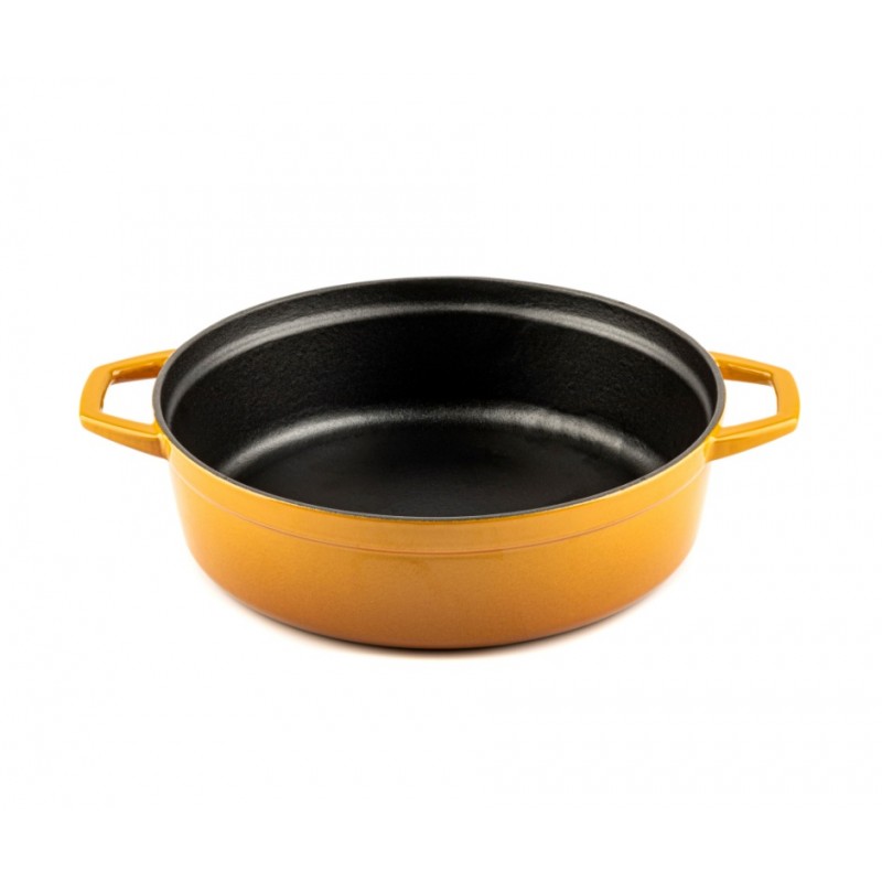 Ondiepe gietijzeren pot Solagio, Dijon, Ф26 - Gietijzeren pot