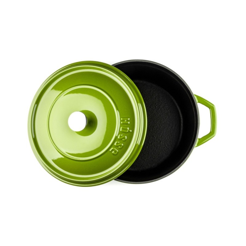 Diepe gietijzeren pot Hosse, Bamboo, Ф24 | Gietijzeren pot |  |