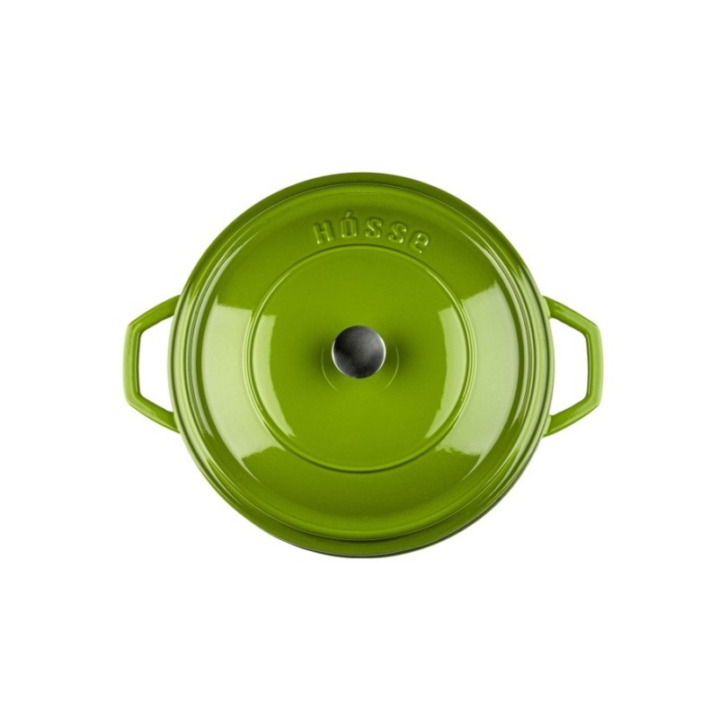 Diepe gietijzeren pot Hosse, Bamboo, Ф28 | Gietijzeren pot |  |