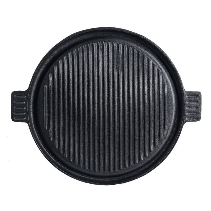 Dubbelzijdige gietijzeren grillplaat, Ф35 - Gietijzeren plaat