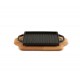 Houten onderzetter voor mini gietijzeren plaat Hosse HSDDHP1522 | Houten onderzetter |  |