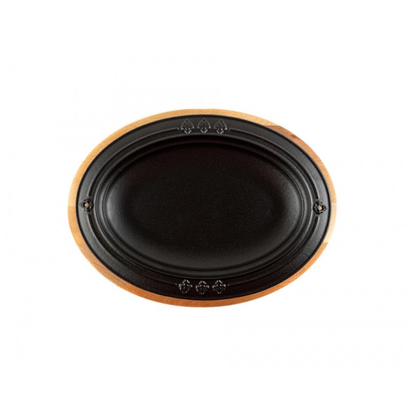 Houten onderzetter voor ovaal bord Hosse HSOISK2533, 25x33cm | Houten onderzetter |  |