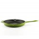 Geëmailleerde gietijzeren pan Hosse, Bamboo, Ф28cm | Platte gietijzeren pan | Gietijzeren pan |