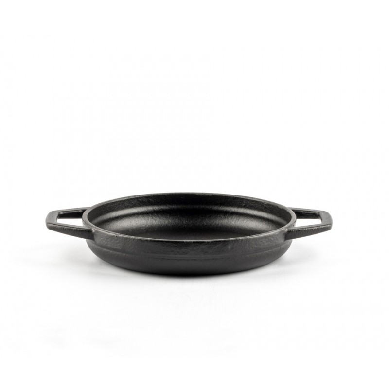 Geëmailleerde gietijzeren pan met twee handvatten Solagio, Black Onyx, Ф16cm - 